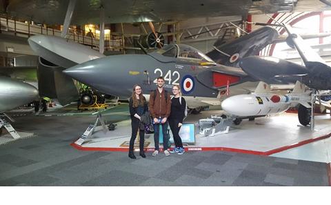 Matt, Lucy and Halina, the student 